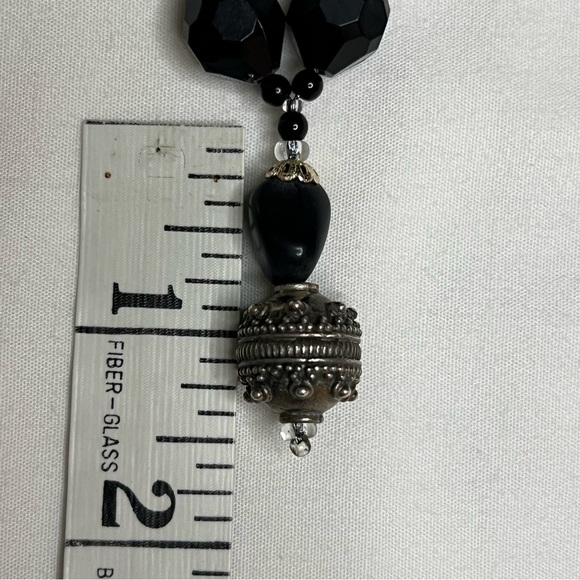 Black, Silver & Aurora Necklace - Picture 7 of 12